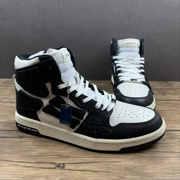 AMIRI Skeleton High Skel top Black Unisex Sneakers - Picture 5 of 13